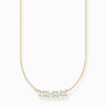 Thomas Sabo Kette weiße Steine gold KE2095-414-14-L45V